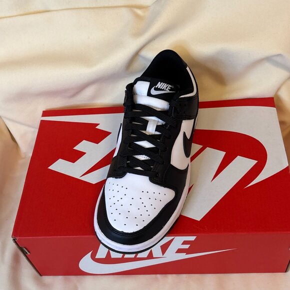 Nike Dunk Low Retro White Black Panda Men's Sneakers - Assorted Sizes - New - Picture 4 of 6